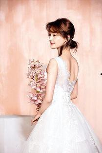 郑爽婚纱图片,浪漫绽放，甜蜜见证爱情时刻